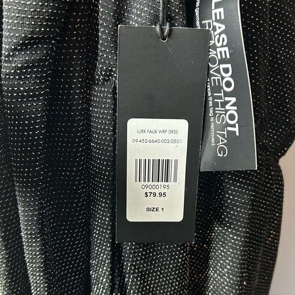 ˚₊‧꒰ა ☆ ໒꒱ ‧₊˚ NWT Gabrielle Union Glitter Dress Sz 1 XL (ML-2A-17-CX4H) - Picture 5 of 7